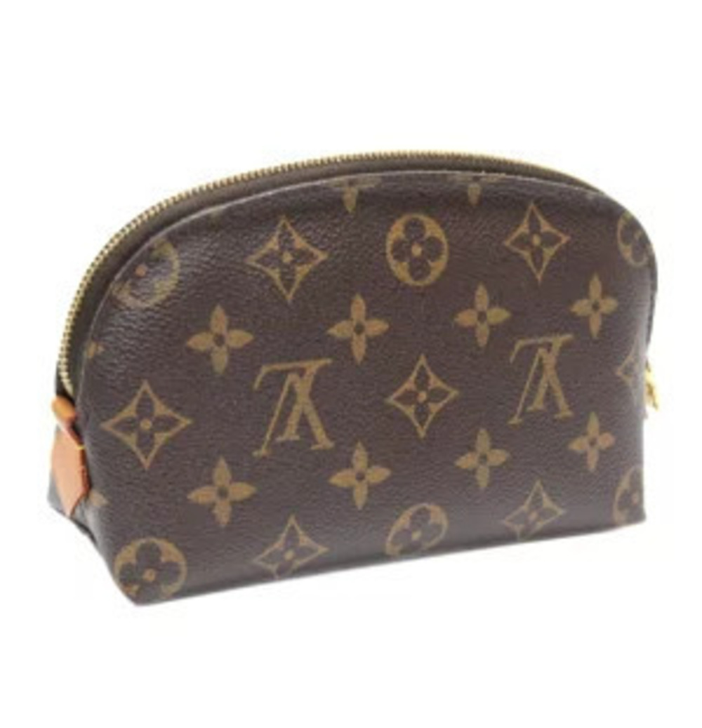 Louis Vuitton Pouch Monogram Clutch Pochette Cosmetic Brown